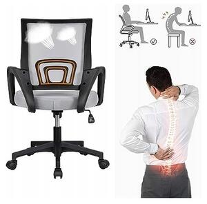 JAKS Pisarniški stol ergonomic roza črna 5900779934269