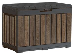 Keter Zaboj za shranjevanje Kentwood Deco (Š x G x V: 82,3 x 45,7 x 57,7 cm, Oreh, 190 l)