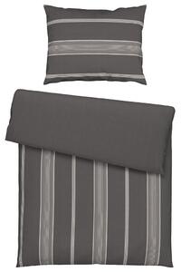 POSTELJNINA REMSA 140/200 cm flanela siva