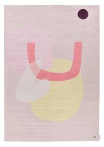 TKANA PREPROGA SHAPES - SIX 160/230 cm potiskano rumena, večbarvno