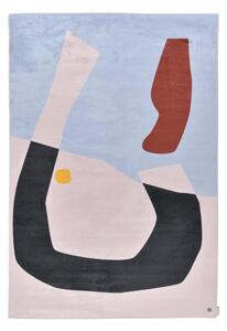 TKANA PREPROGA Shapes - ONE 160/230 cm potiskano večbarvno, svetlo modra