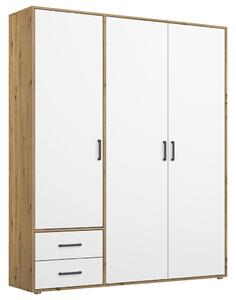 Modern Living Omara S Klasičnimi Vrati Voyager, Barva Hrasta, Bela