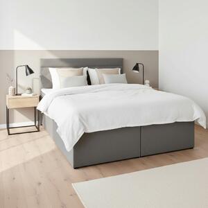 Bessagi Home Boxspring Postelja Rosa, Temno Siva, 140x200