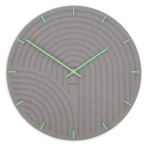 Stenska ura Luxhora Arcadia Light Grey 10 barv kazalcev