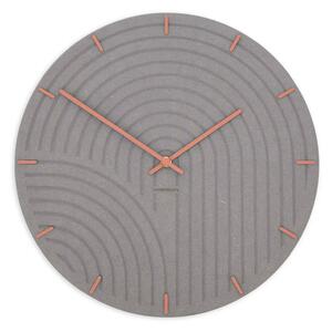 Stenska ura Luxhora Arcadia Light Grey 10 barv kazalcev