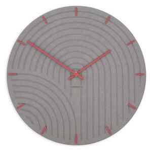 Stenska ura Luxhora Arcadia Light Grey 10 barv kazalcev