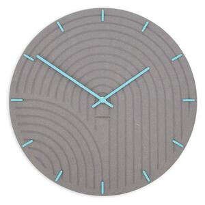 Stenska ura Luxhora Arcadia Light Grey 10 barv kazalcev