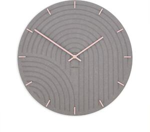 Stenska ura Luxhora Arcadia Light Grey 10 barv kazalcev