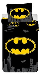 Enojna bombažna otroška posteljnina 140x200 cm Batman "The Emblem" – Jerry Fabrics