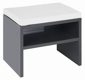 KLOP, tekstil, leseni material antracit