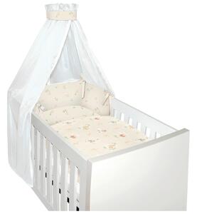 SET ZA OTROŠKO POSTELJICO Pretty Forest 100/135 cm rjavosiva