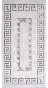 Sivo-bež bombažna preproga Vitaus Versace, 80 x 200 cm