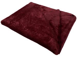 DEKORATIVNA ODEJA KREPPA 150/200 cm bordo