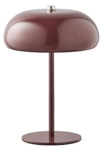 Bordo rdeča kovinska namizna svetilka (višina 23 cm) Margate – House Nordic