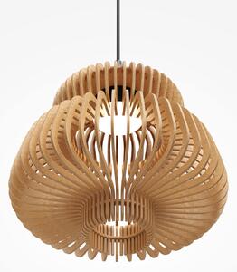 Maytoni LED-visoka svetilka Namiki, premer 35 cm, les, CCT, 14 W, Les, Dnevna soba / jedilnica, Les, Sodobni