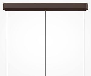 Maytoni LED-visoka svetilka Nuvem, rjava, opalno steklo, dolžina 66 cm, 3-žarilna, zatemnjen, Rjava / rjasta, Dnevna soba / jedilnica, Steklo, Sodobni