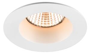 SLV LED vgradni reflektor New Tria, okrogel, bel, IP65, 2.700 K, 38°, zatemnjen, Bela, Kopalnica, Aluminij, Vgradne svetilke okrogle