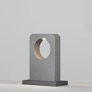 Maytoni LED-ulična svetilka BETONE, višina 49 cm, siva, cementna, IP65, Siva, Beton, Sodobni