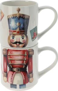 2-delni komplet vrčkov Nutcracker, 265 ml,porcelan