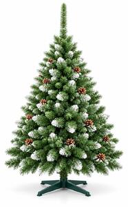 ShopJK Božično drevo bor zasneženi s storži 120 cm