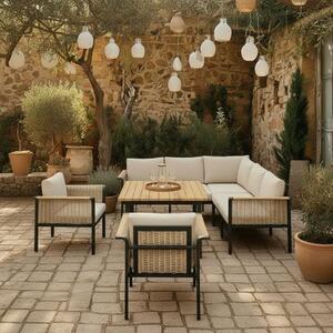 Bessagi Garden Jedilna Lounge Garnitura Cassandra, 5-Delni Set