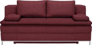 BOXSPRING ZOFA, vinsko rdeča tekstil