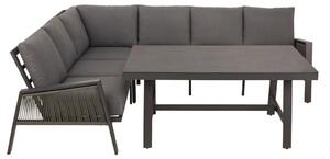 LOUNGE GARNITURA tkanina aluminij
