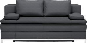 BOXSPRING ZOFA, temno siva tekstil