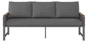 LOUNGE ZOFA tkanina aluminij