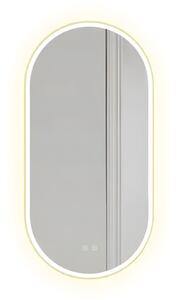 Ogledalo LED OVL 50x100cm Gold