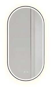 Ogledalo LED OVL 50x100cm Black