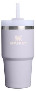 Svetlo vijolična termovka s slamico iz nerjavečega jekla 600 ml Quencher H2.O FlowState™ Tumbler Purple Dust – Stanley