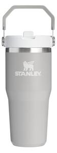 Svetlo siva termovka iz nerjavečega jekla 410 ml IceFlow™ Flip Straw 2.0 Tumbler Ash – Stanley
