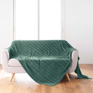Zeleno pregrinjalo iz mikroflanele 180x220 cm Arya – douceur d'intérieur