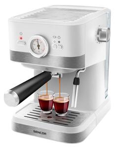 Sencor - Ročni kavni aparat za espresso 1050W/230V bela/mat krom
