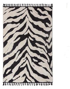 Črno-bela preproga 133x190 cm Esra Zebra – Flair Rugs
