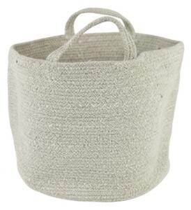 Košara za shranjevanje z ročaji COTTON HAVEN 35x35 cm - več barv Barva: Svetlo siva
