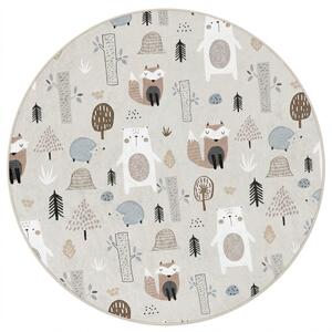 Pralna otroška preproga ø150 cm Forest Friends – Mila Home