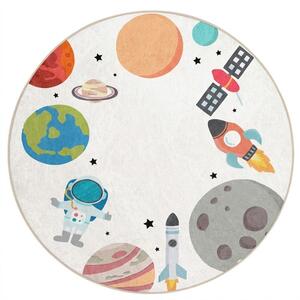Pralna otroška igralna preproga ø120 cm Space Trip – Mila Home