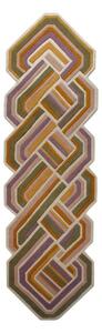 Ročno tkan volnen tekač 80x300 cm Lattice Shaped – Flair Rugs