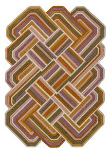 Ročno tkana volnena preproga 140x200 cm Lattice Shaped – Flair Rugs