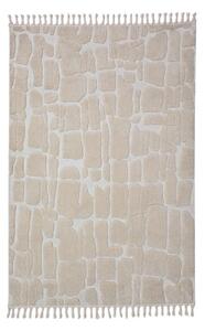 Kremno bela preproga 133x190 cm Esra Cobbled – Flair Rugs