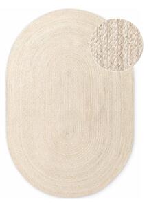 Obojestranska ročno tkana preproga iz jute v svetli naravni barvi 160x230 cm Braided – Hanse Home