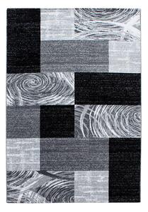 Novel Ravno Tkana Preproga Parma, Črna, 240x340cm