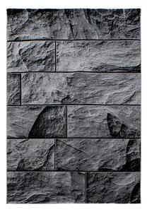 Novel Ravno Tkana Preproga Parma, Črna, 140x200cm