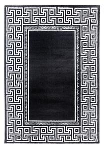 Novel Ravno Tkana Preproga Parma, Črna, 140x200cm