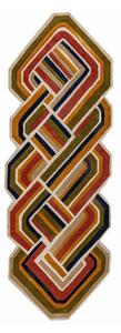 Ročno tkan volnen tekač 80x300 cm Lattice Shaped – Flair Rugs