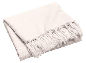 Kremno belo bombažno pregrinjalo 180x220 cm Lilia – douceur d'intérieur