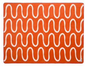 Oranžna odeja 150x200 cm Swirl – noo.ma