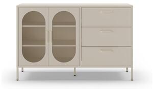 Kremno bela komoda 140x90 cm Diora – Marckeric